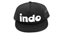 INDO TRUCKER HAT - BLACK $20