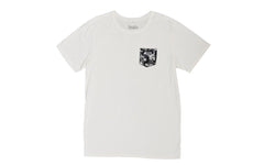 POCKET TEE - BLACK PALM $35