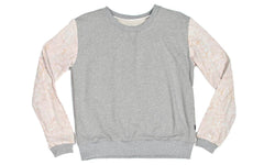 MISH SWEATSHIRT - LIGHT PINK FLORAL $60