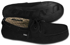 PRAHU "BOAT" SHOE - BLACK $60