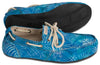 PRAHU "BOAT" SHOE - <br> BLUE PALM $60