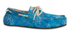 PRAHU "BOAT" SHOE - <br> BLUE PALM $60