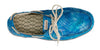 PRAHU "BOAT" SHOE - <br> BLUE PALM $60